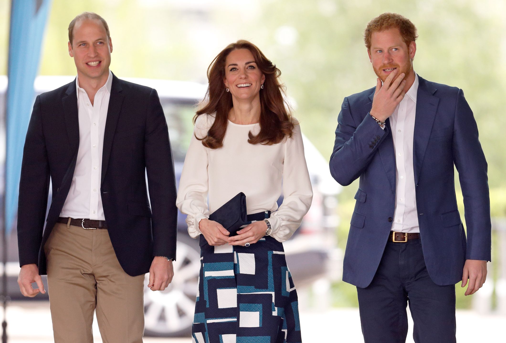 księżna Kate, książę William, książę Harry