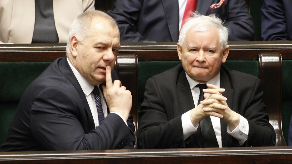 40. posiedzenie Sejmu VIII kadencji
21.04.2017 Warszawa Sejm  n/z Jacek Sasin , Jaroslaw Kaczynski  fot. Stefan Maszewski/REPORTER
Stefan Maszewski/REPORTER