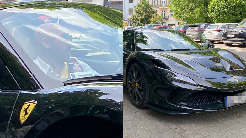 Patryk Vega w ferrari za ponad dwa miliony złotych