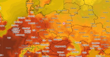 Mapa upałów online. Sprawdź, gdzie jest najcieplej
