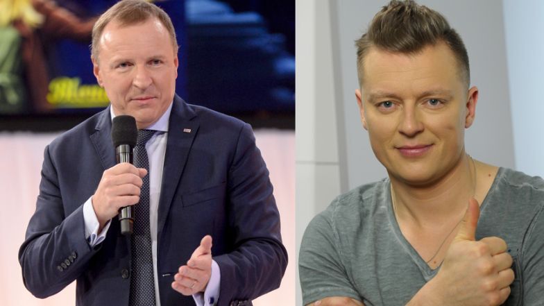 Jacek Kurski pociesza Rafała Brzozowskiego