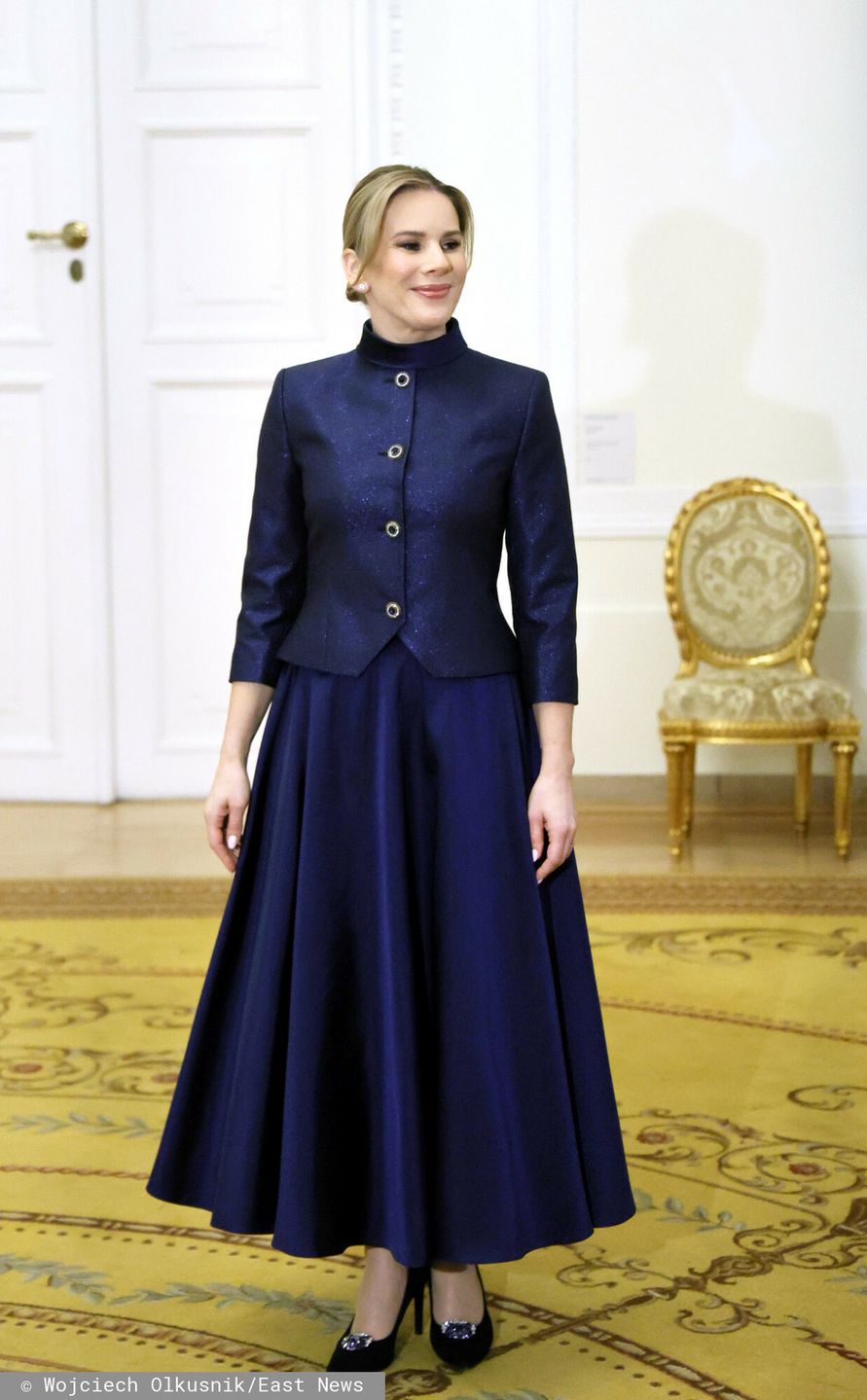 Marta Naworcka na przedświątecznym spotkaniu