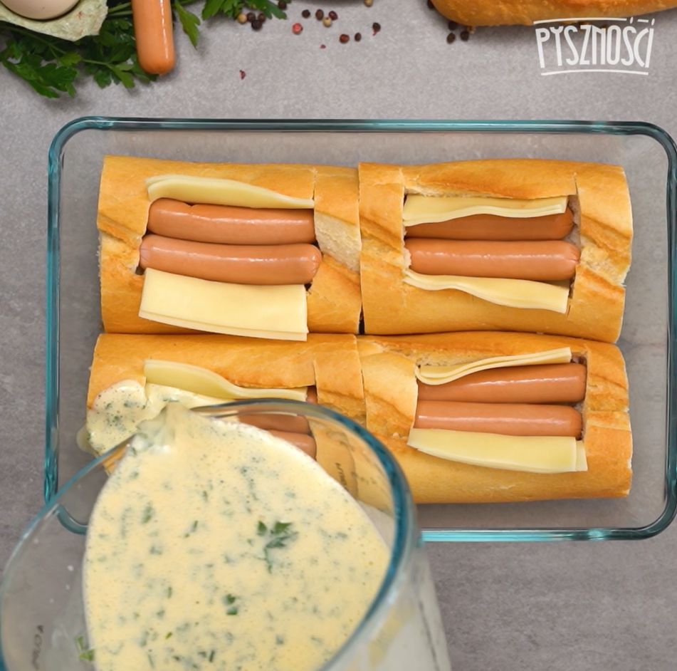 Hot dogi z piekarnika- Pyszności