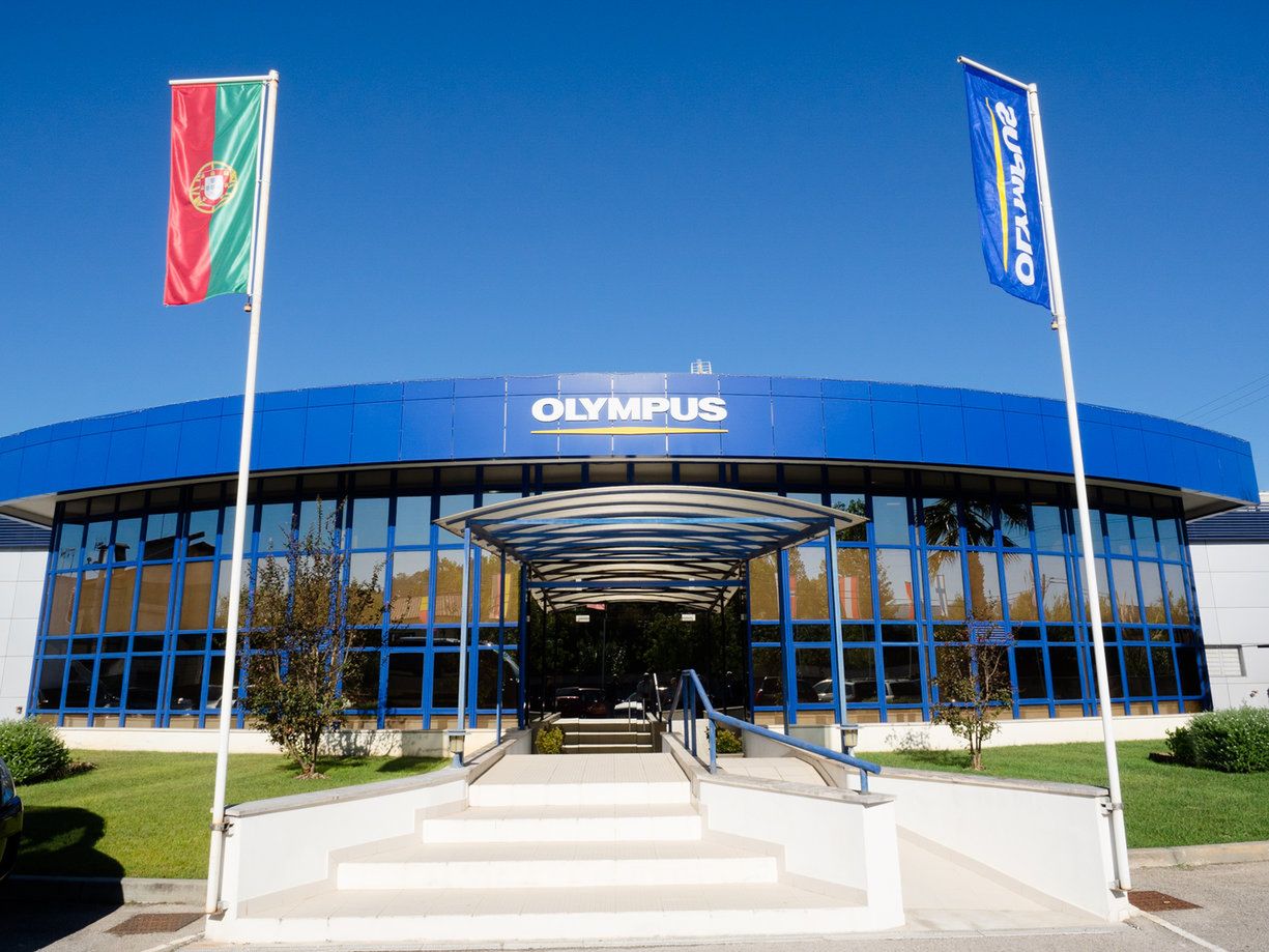 Centrum serwisowe firmy Olympus w Portugalii.