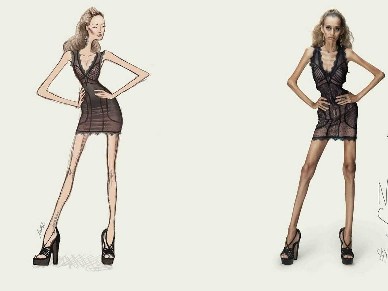 Beyoncé ekstremalnie odchudzona przez Photoshopa 5