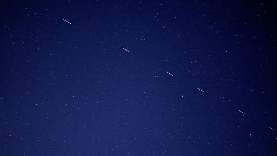 Starlinki nad Polską tej nocy