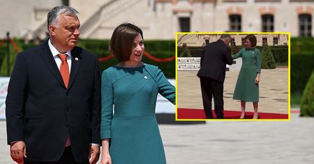 Próbował ją pocałować. Takiej reakcji Orban się nie spodziewał