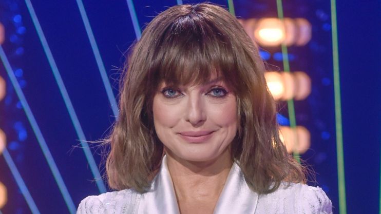 Katarzyna Sokołowska w eleganckiej stylizacji na pokazie MMC