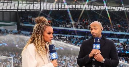 Thierry Henry flirtuje na antenie? Narzeczony dziennikarki odniósł się do plotek