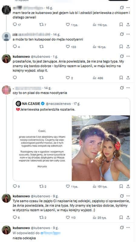 Kuba Nowosiński reaguje na spekulacje