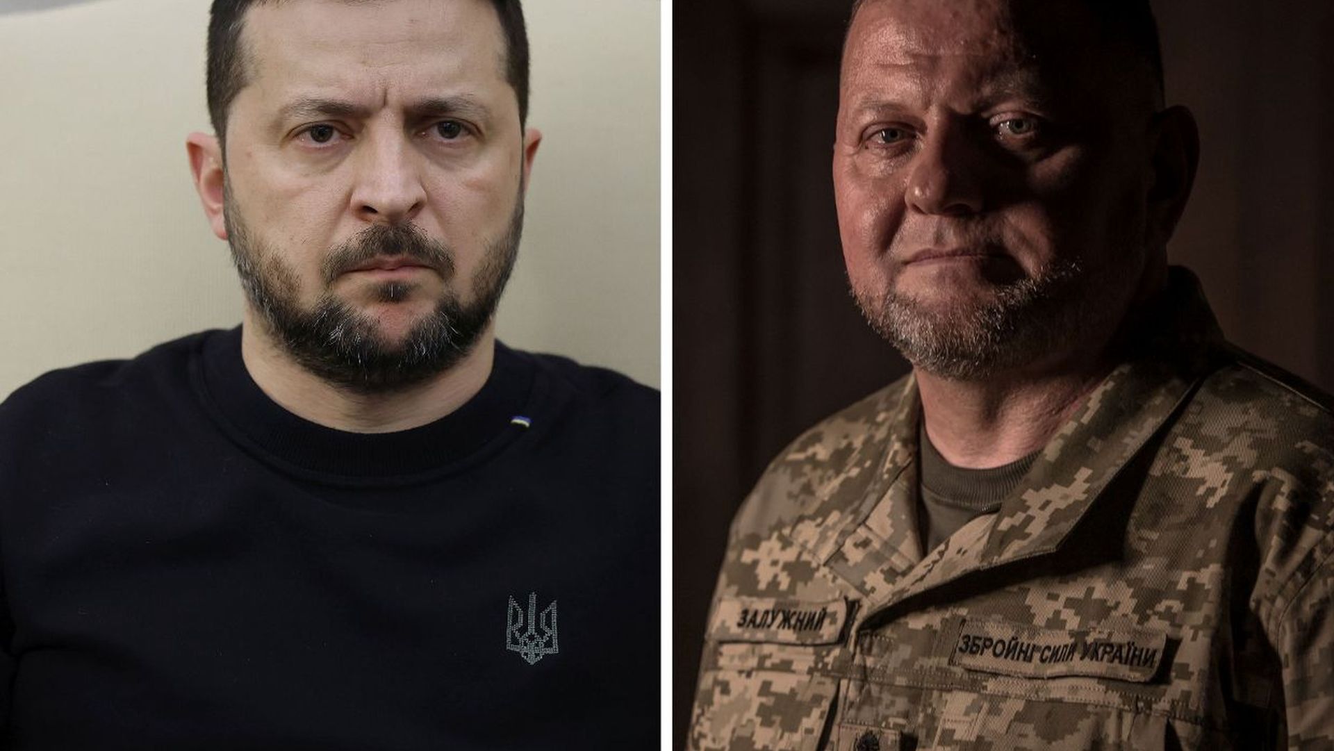 Wołodymyr Zełenski i Walerij Załużny. "Konflikt między nimi był i to od samego początku"