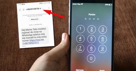 SMS z numeru 690108756. "Telefon mój się rozwalił"