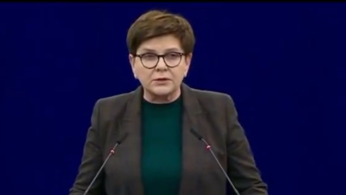 Była premier uderza w Tuska w Parlamencie Europejskim
