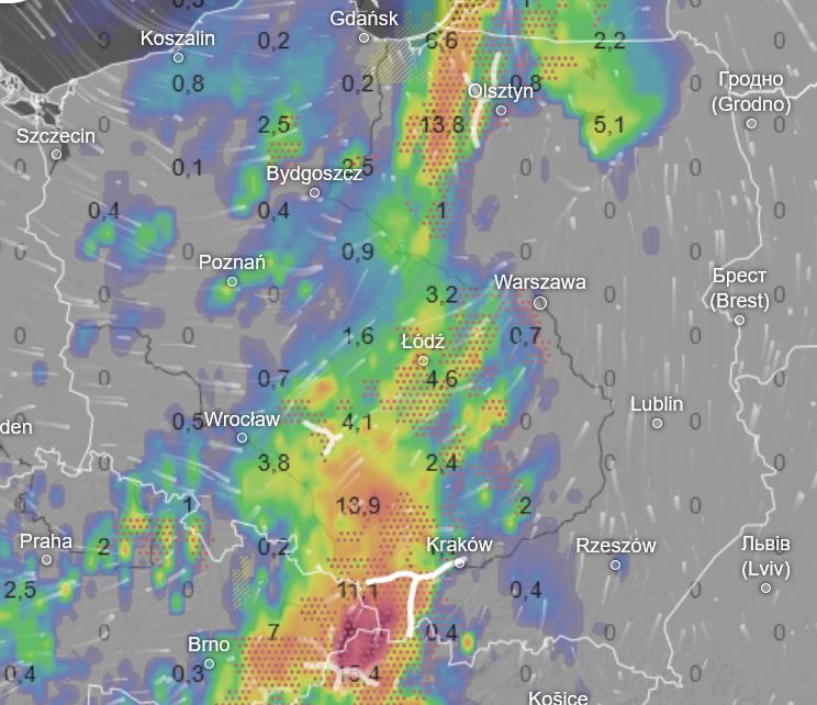 Burze nad Polską