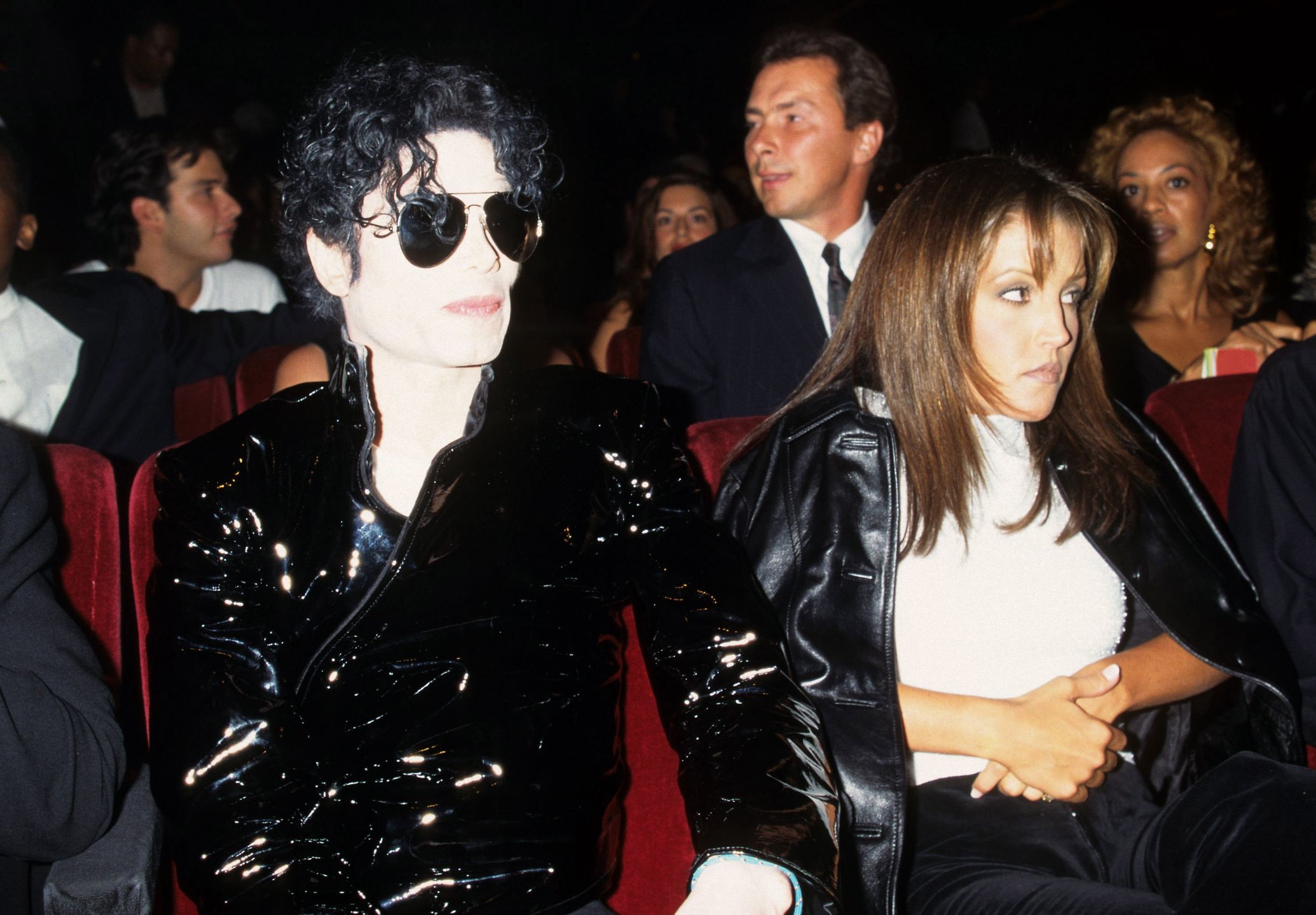 Lisa Marie Presley i Michael Jackson w 2005 roku