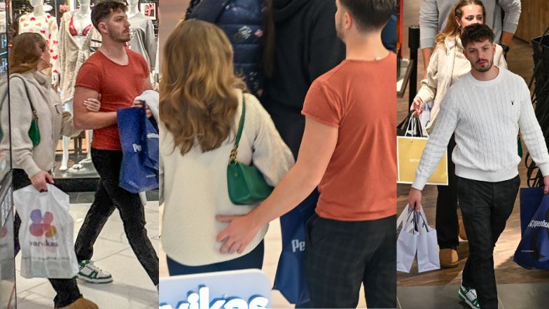 Gąsiewska i Sołtysiewicz na noworocznych zakupach