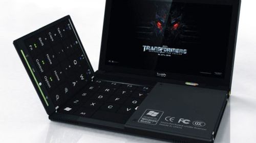 Utopijny laptop z rozkładaną klawiaturą 1