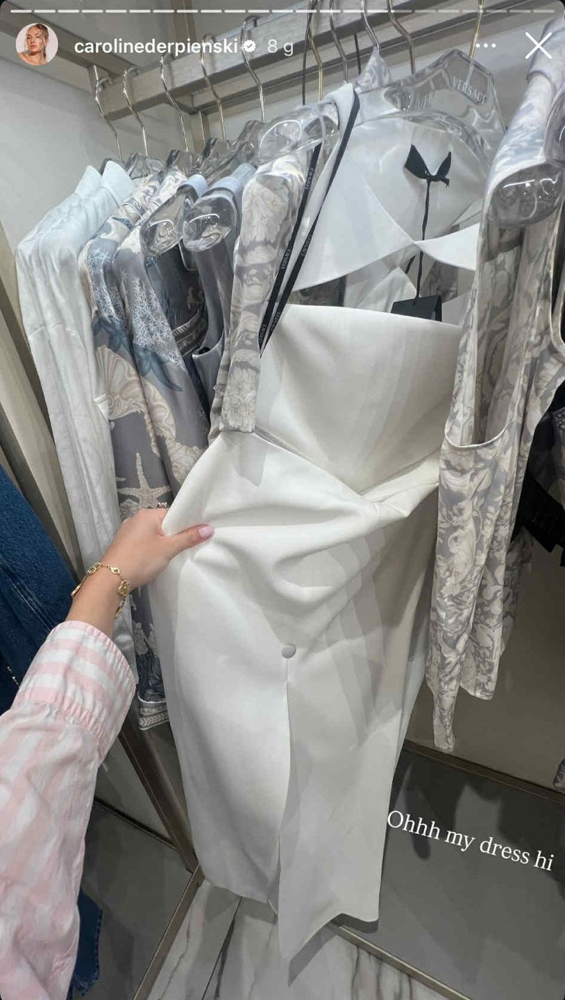 Caroline Derpienski chwali się zakupami