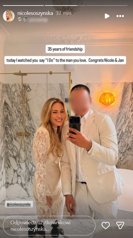 Nicole Soszyńska po ślubie
