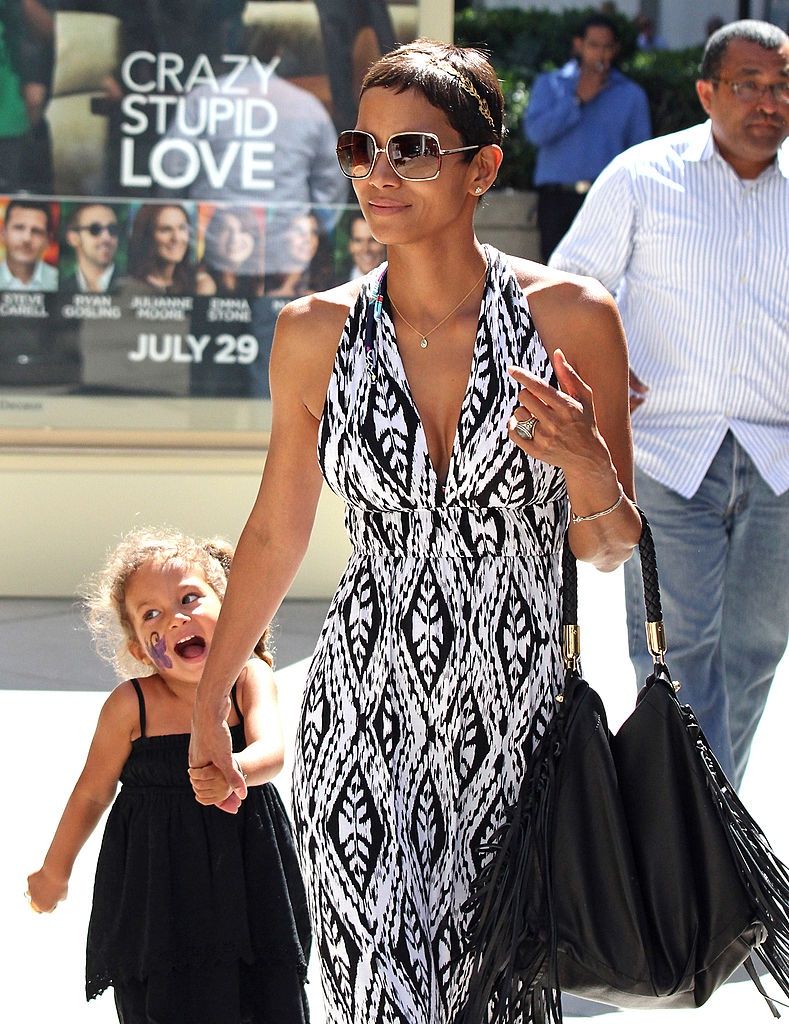 Halle Berry z córką Nahlą