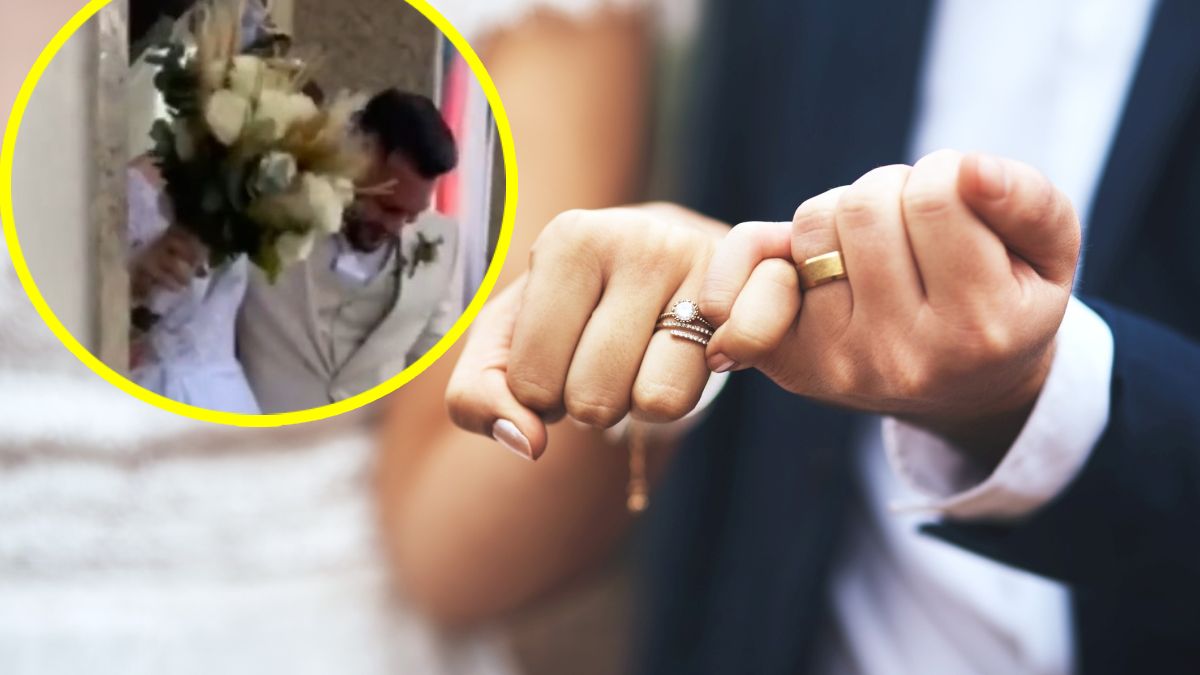 Świeżo upieczeni małżonkowie zdecydowali, że zamieszkają z nieproszonym gościem  z ich ślubu