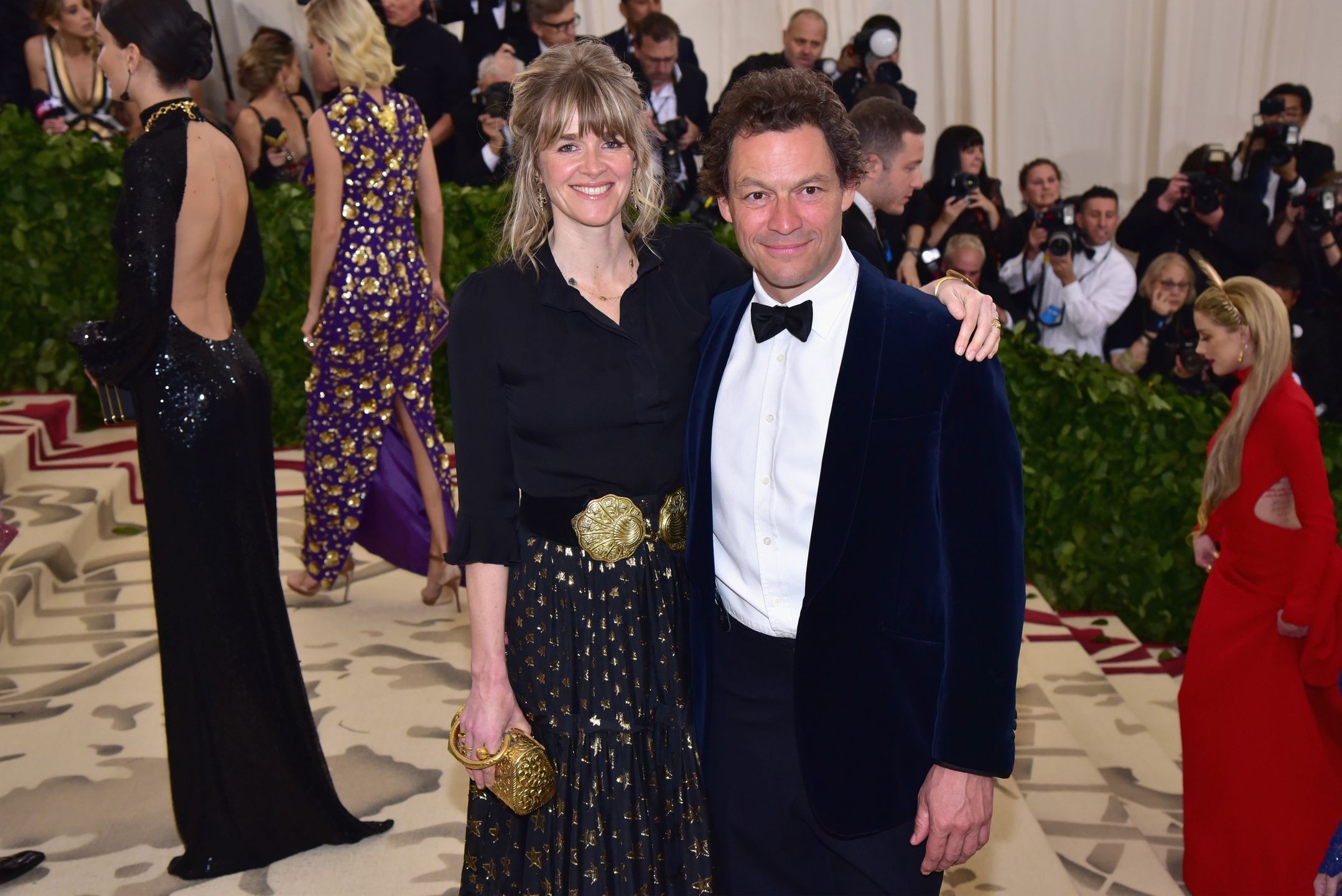 Catherine Fitzgerald i Dominic West na Met Gali