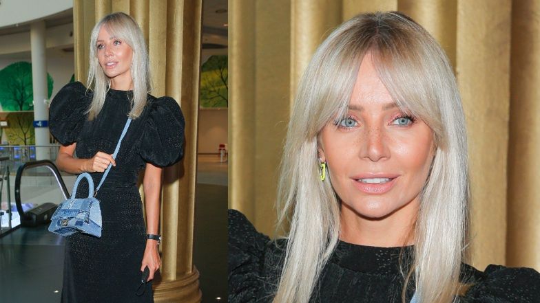 Agnieszka Woźniak-Starak na premierze filmu "Czarna owca"