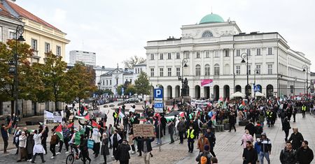 Szła ze skandalicznym transparentem. Tłumaczy się na nagraniu