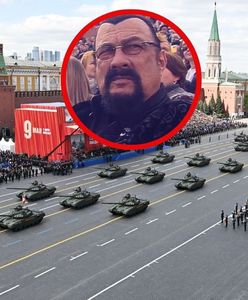 Steven Seagal na paradzie w Moskwie. Jest nagranie