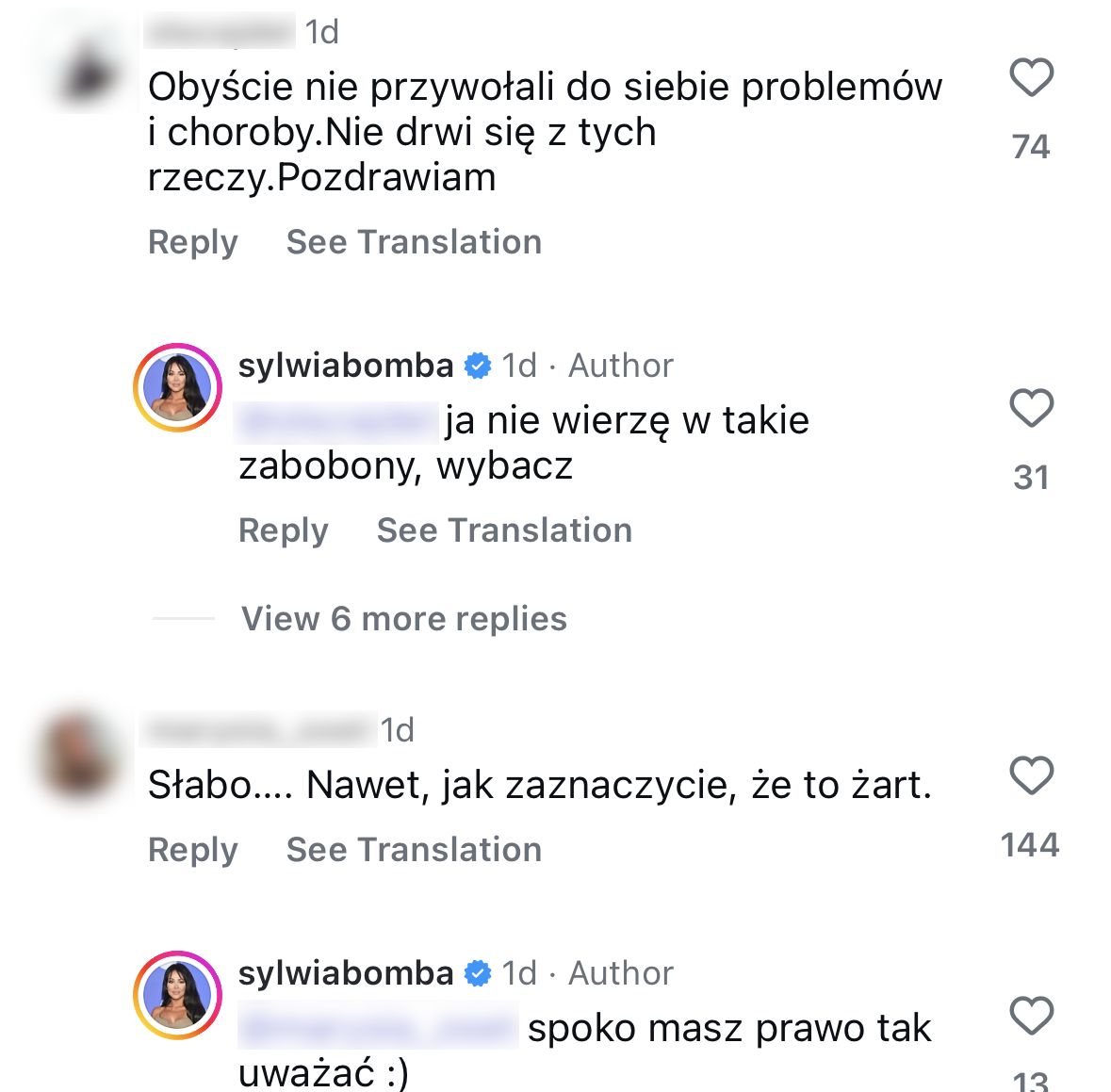 Internauci krytykują Sylwię Bombę
