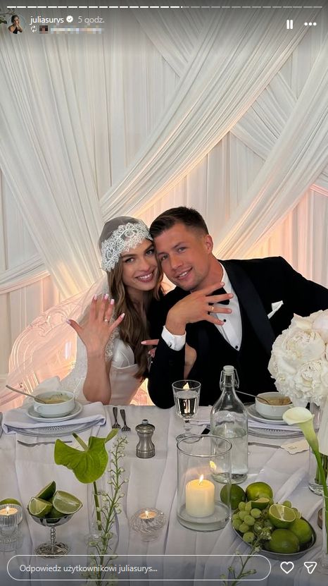 Tak wyglądało wesele Julii Suryś i Marcina Stromeckiego