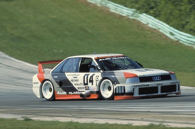 Audi 90 Quattro IMSA GTO, mimo dzielnej walki, nie zdobył mistrzowskiego tytułu