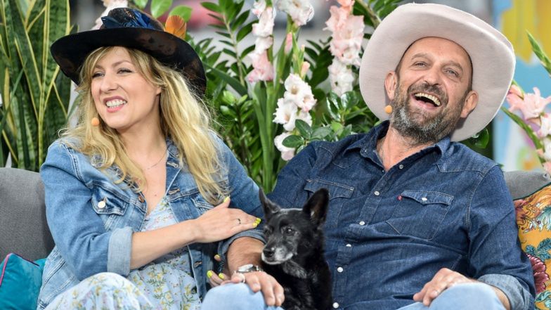 Janusz Chabior z żoną, Agatą Wątróbską