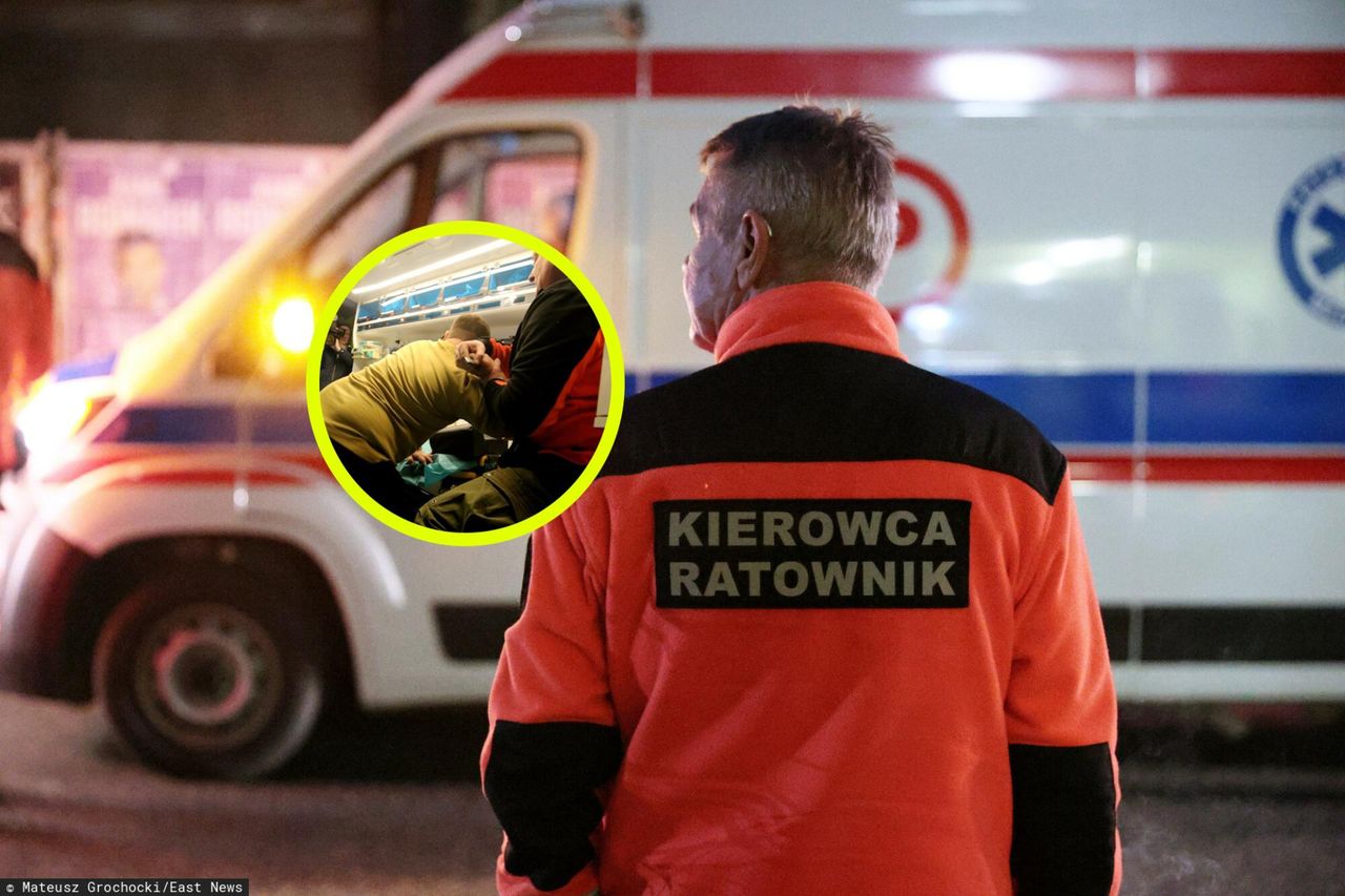 Napad na ratownika medycznego w Dębicy. Pacjent rzucił się na niego i zaczął dusić