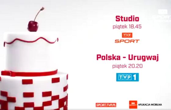 TVP w spocie truskawkę na torcie od Tomasza Hajto z Polsatu zastępuje wiśnią (wideo)