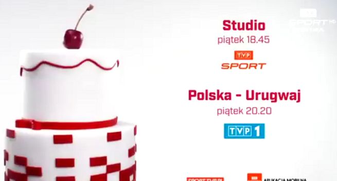 TVP w spocie truskawkę na torcie od Tomasza Hajto z Polsatu zastępuje wiśnią (wideo)