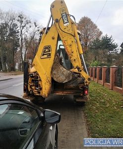 Wrocław. Koparką pod wpływem amfetaminy. 40-latek może trafić za kratki