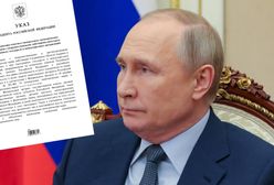 Putin podpisał dekret. Odwet wobec "nieprzyjaznych krajów"