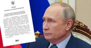 Putin podpisał dekret. Odwet wobec "nieprzyjaznych krajów"