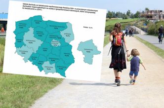 Mapa 500+. W niektórych województwach ta kwota znaczy więcej