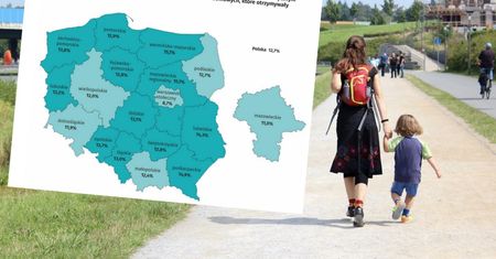 Mapa 500+. W niektórych województwach ta kwota znaczy więcej