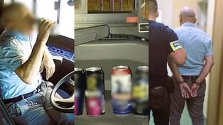 Pijany prowadził autobus. Po drodze popijał piwo