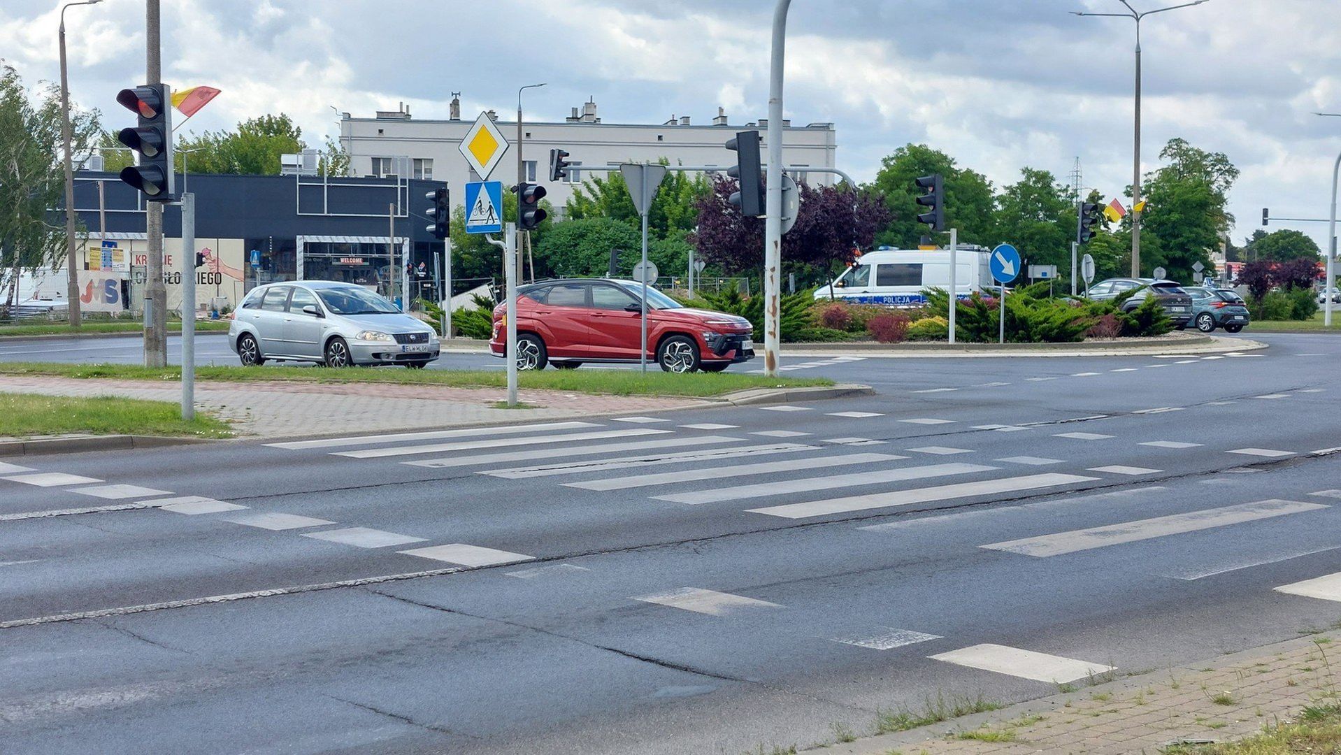 Rondo na pl. WOŚP we Włocławku