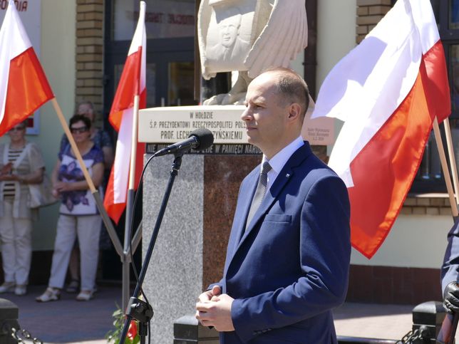 Lubelskie. Święcenie pomnika Lecha Kaczyńskiego