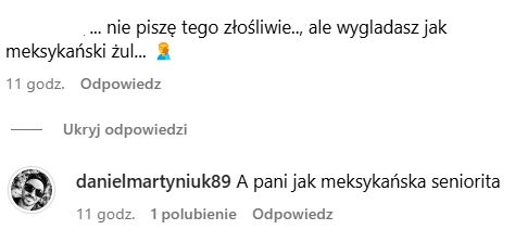 Daniel Martyniuk wdał się w pyskówkę z internautami