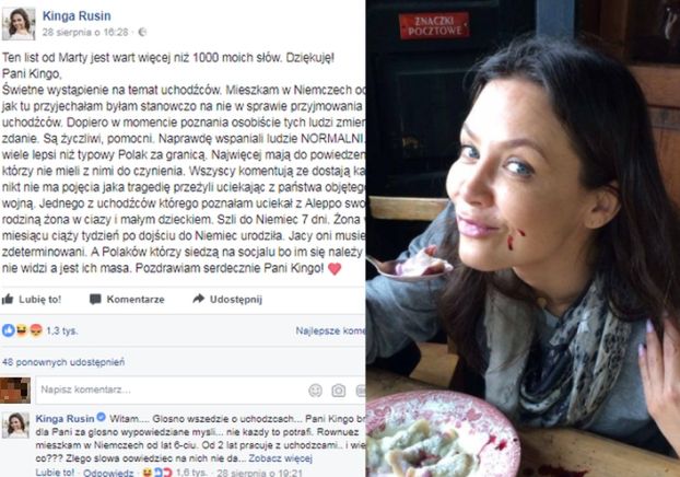 Kinga Rusin KOMENTUJE WŁASNE POSTY? "To był element dyskusji, POLSKA HEJTEM STOI!"