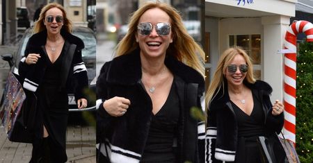 Zabiegana Przetakiewicz uśmiecha się do paparazzi w drodze do restauracji (ZDJĘCIA)