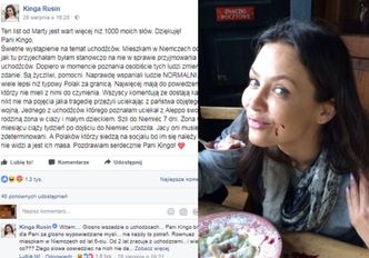 Kinga Rusin KOMENTUJE WŁASNE POSTY? "To był element dyskusji, POLSKA HEJTEM STOI!"