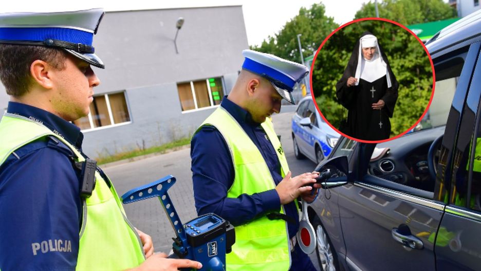 Pijana zakonnica jechała do wnuczka. Zatrzymała ją policja