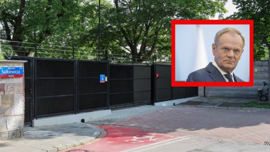 Nowa brama wjazdowa do "willi przy Parkowej"